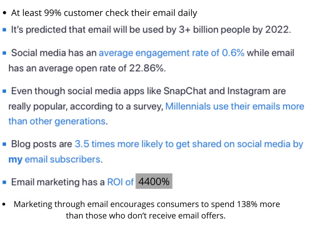 the importance of email marketing statistics