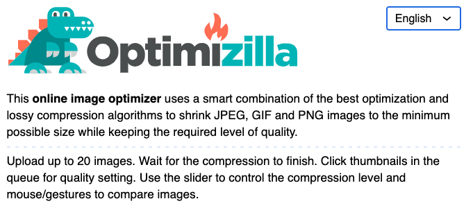 Online free image optimizer
