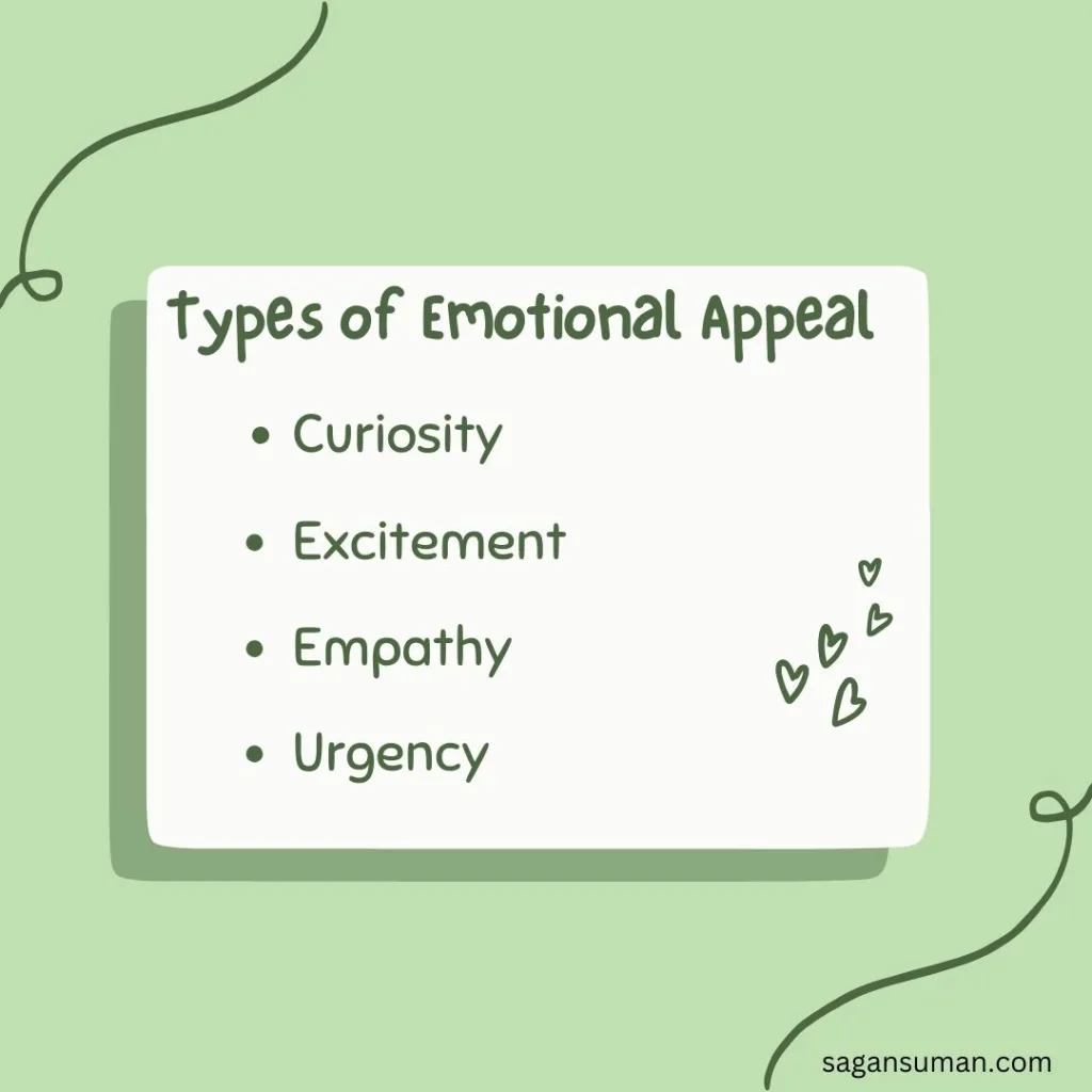 Types of Emotional Appeal
