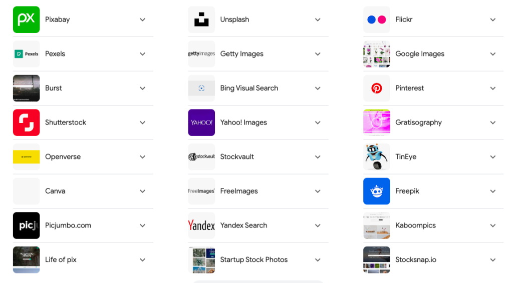 Resources to find the best image for a blog