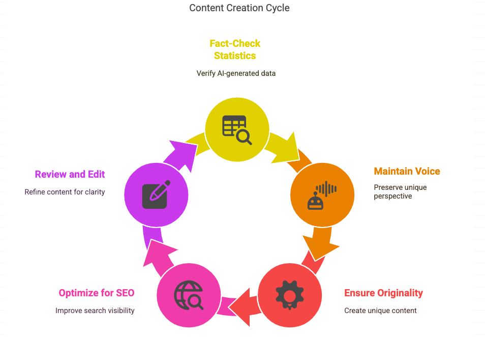 Content creation cycle for better blog