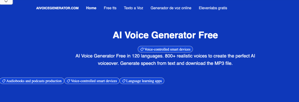 aivoicegenerator.com for free